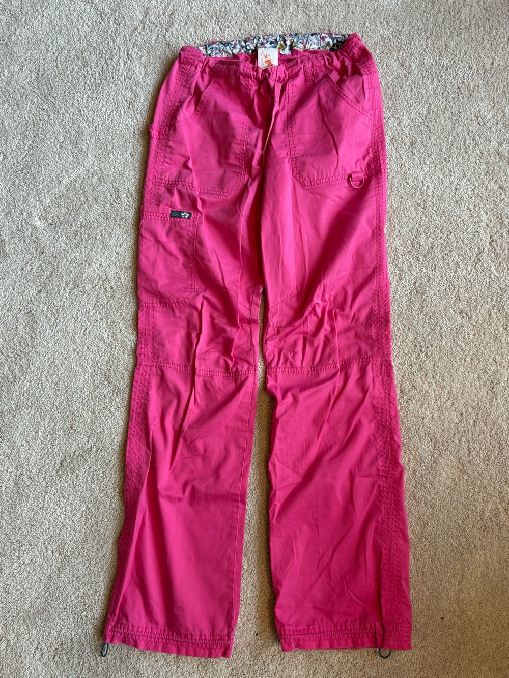Koi by Kathy Peterson Hot Pink Scrub Pants-Classic Lindsey -Women Small Tall